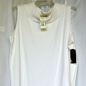Rafaella White Cotton Top, 2X, new with tags